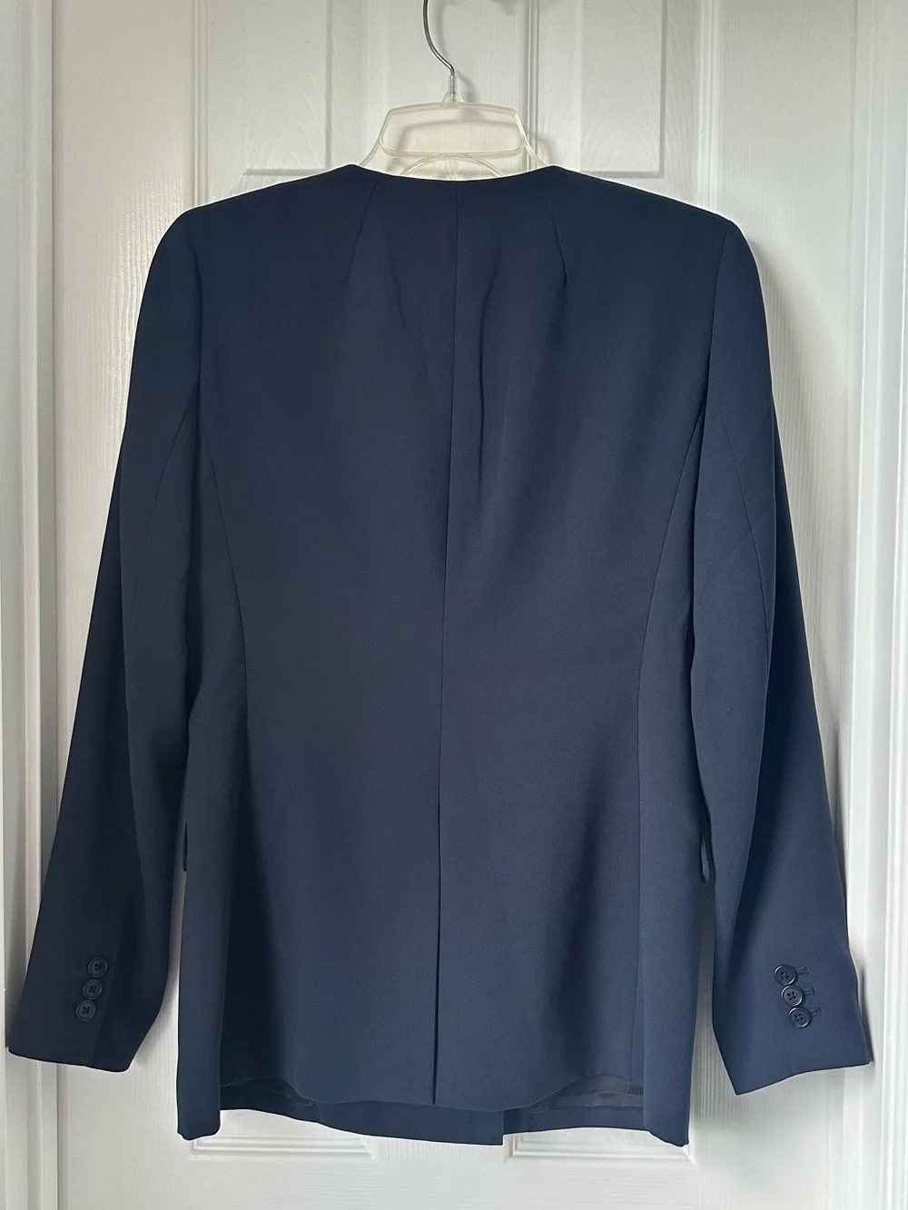 J. Crew Double-Breasted Navy Blazer